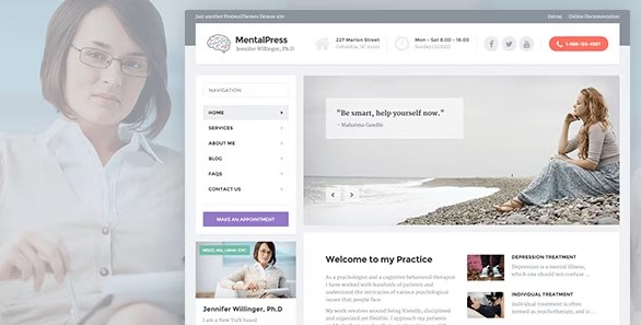 MentalPress Template para site de psicólogo